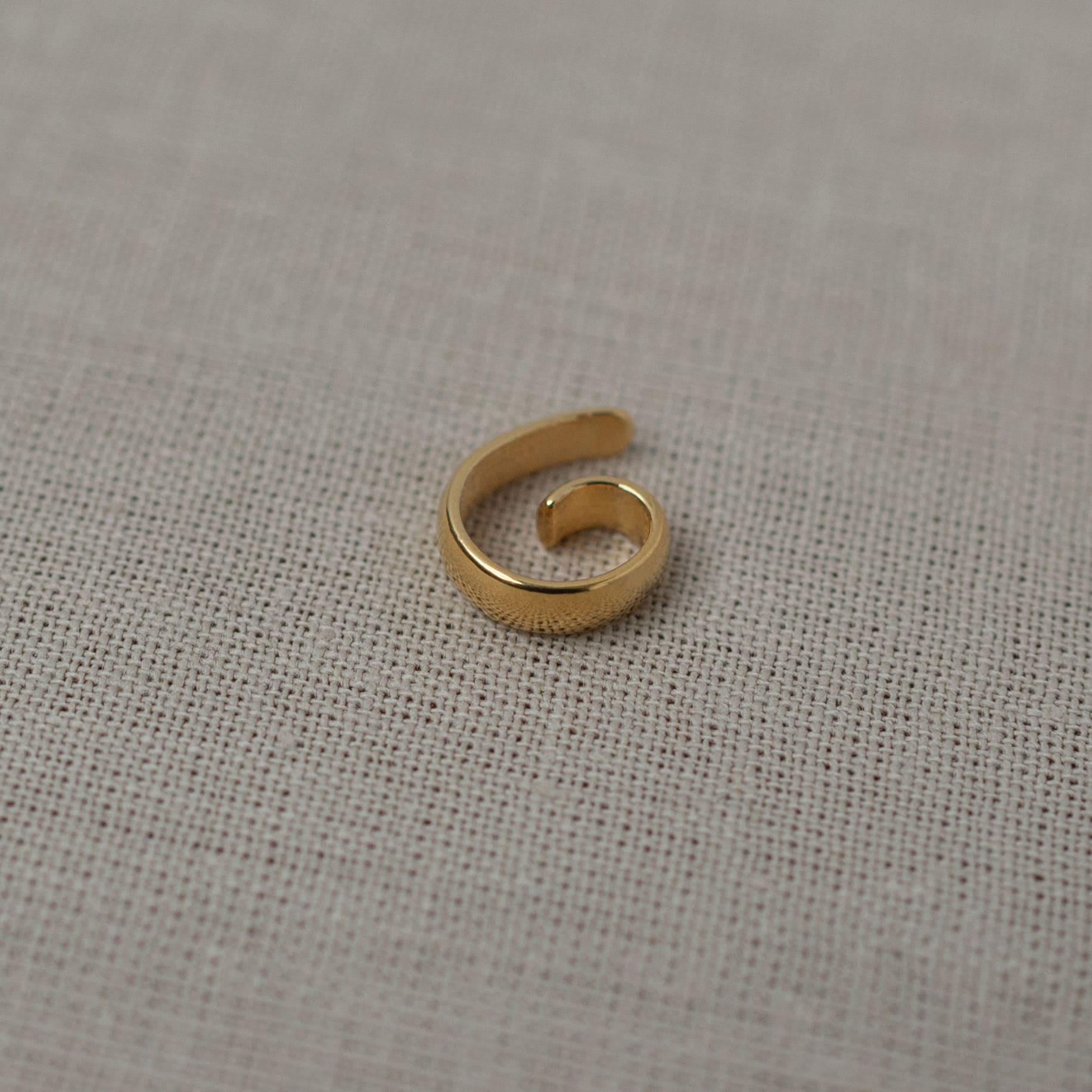 Кафф Spirale Спираль позолота