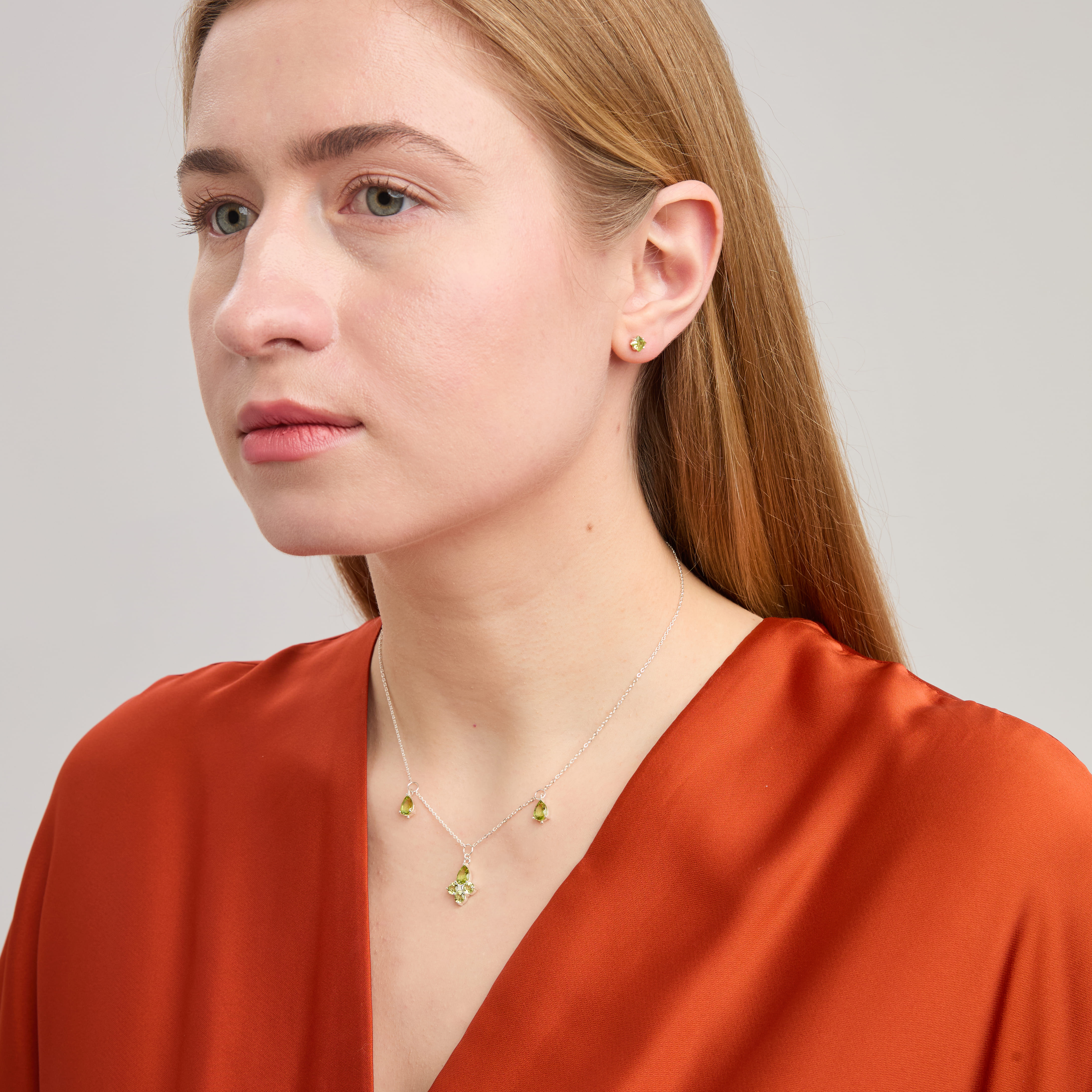 Чокер Principessa Giglio с хризолитами