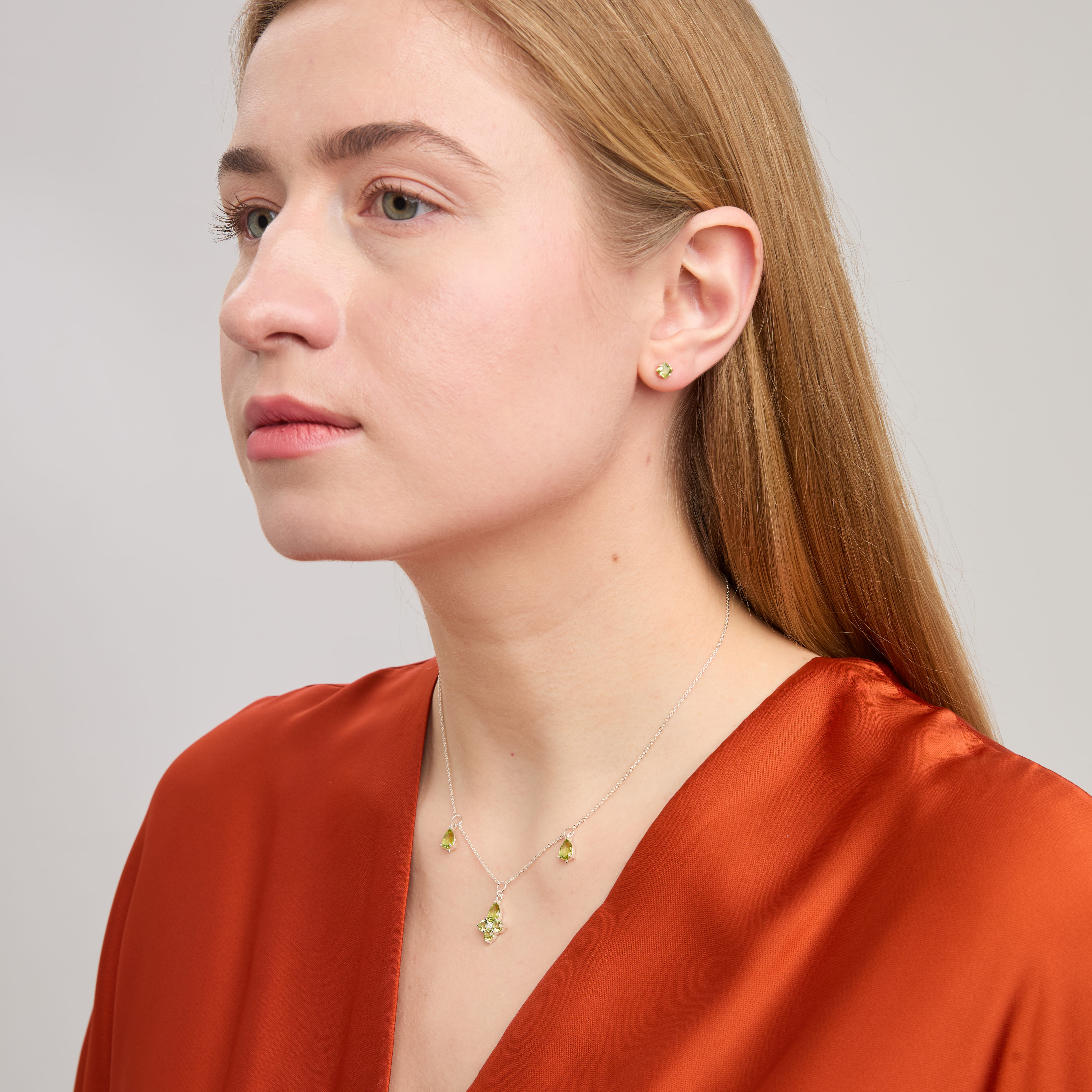 Чокер Principessa Giglio с хризолитами