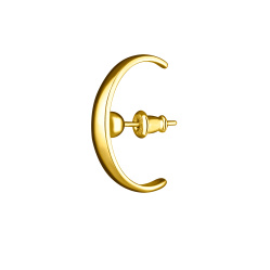 Серьга Palla 20 c шариком позолота