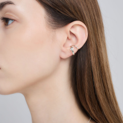 Кафф двойной Anello Principessa серебро