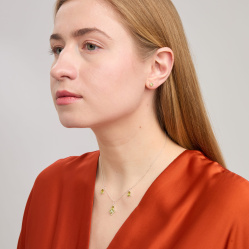 Чокер Principessa Giglio с хризолитами